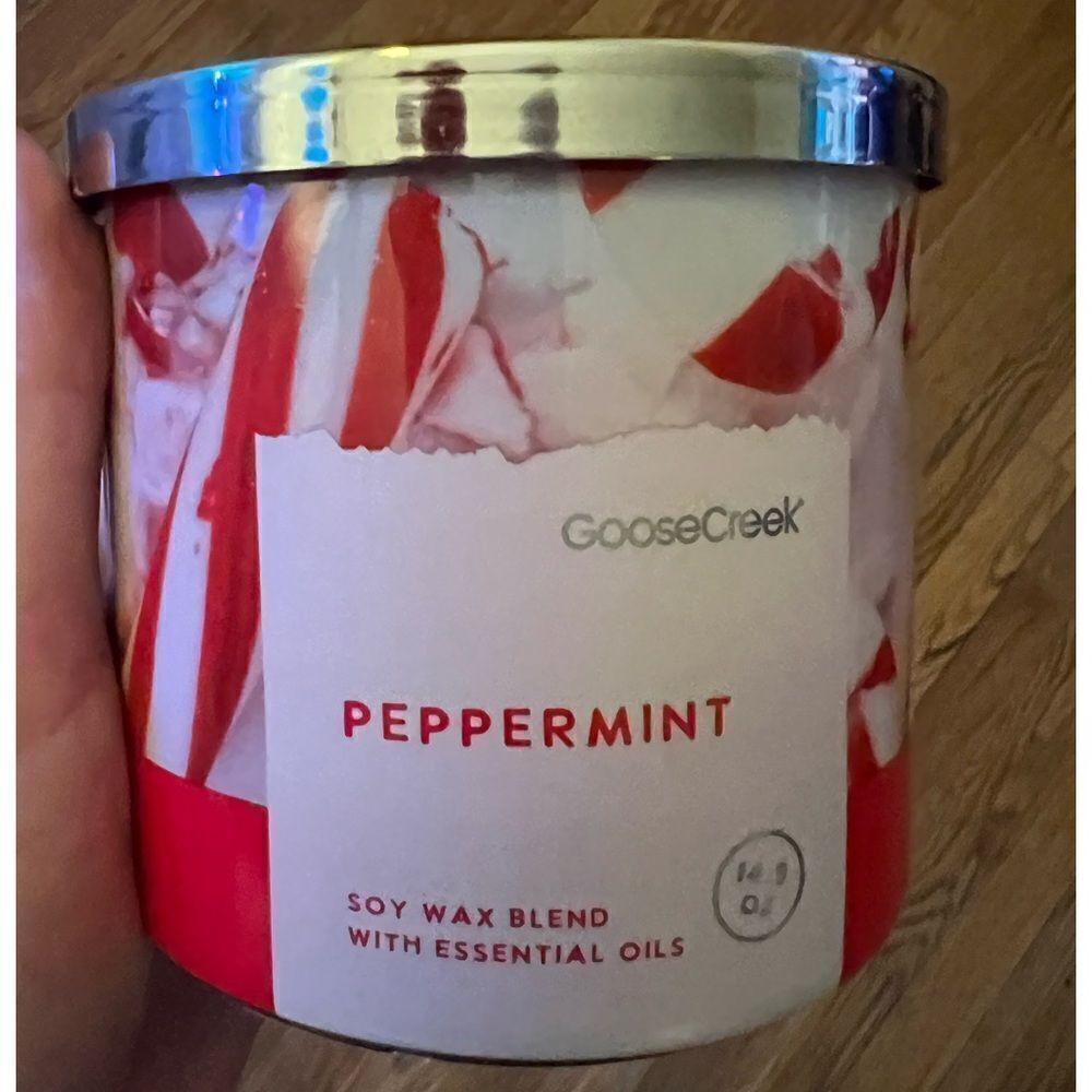 Goose Creek Peppermintnt 3 Wick Candle 14.5 Oz